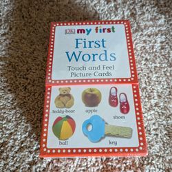 New First Words Touch And Feel Picture Cards