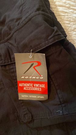 Rothco Vintage Cargo Shorts Black