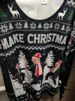 Ugly sweater: Xmas Trump 2024