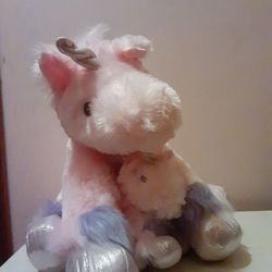 Unipak 13"inch Coco pink Unicorn with baby stuffed animal New plush toy Home Goods 2018 $10 Firm 