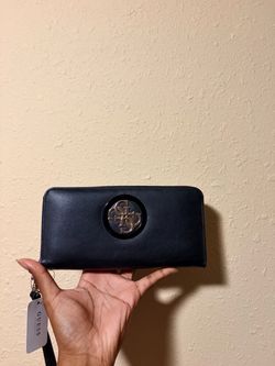 Guess Zip-Around Wallet Black