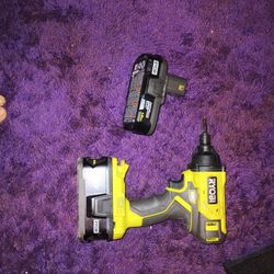 Ryobi Drill 2 Batteries And Charger