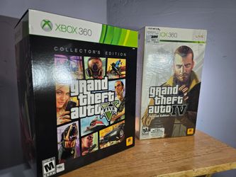🔥🔥Brand New SEALED Grand theft Auto 4 & 5 Collectors addition!🔥🔥