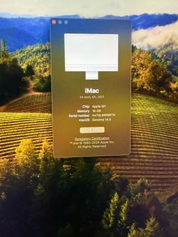 iMac M1 (2021) 24” COMES WITH ORIGINAL BOX
