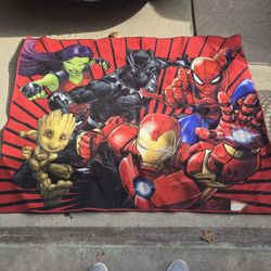 Avengers Superhero Kids Area Rug – Large 5.5ft x 4.5ft