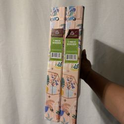 Greenroom 1" Round Ring Binder Plant Terrariums Set of 2