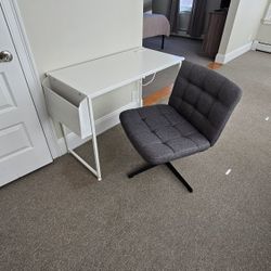 Desk and chair