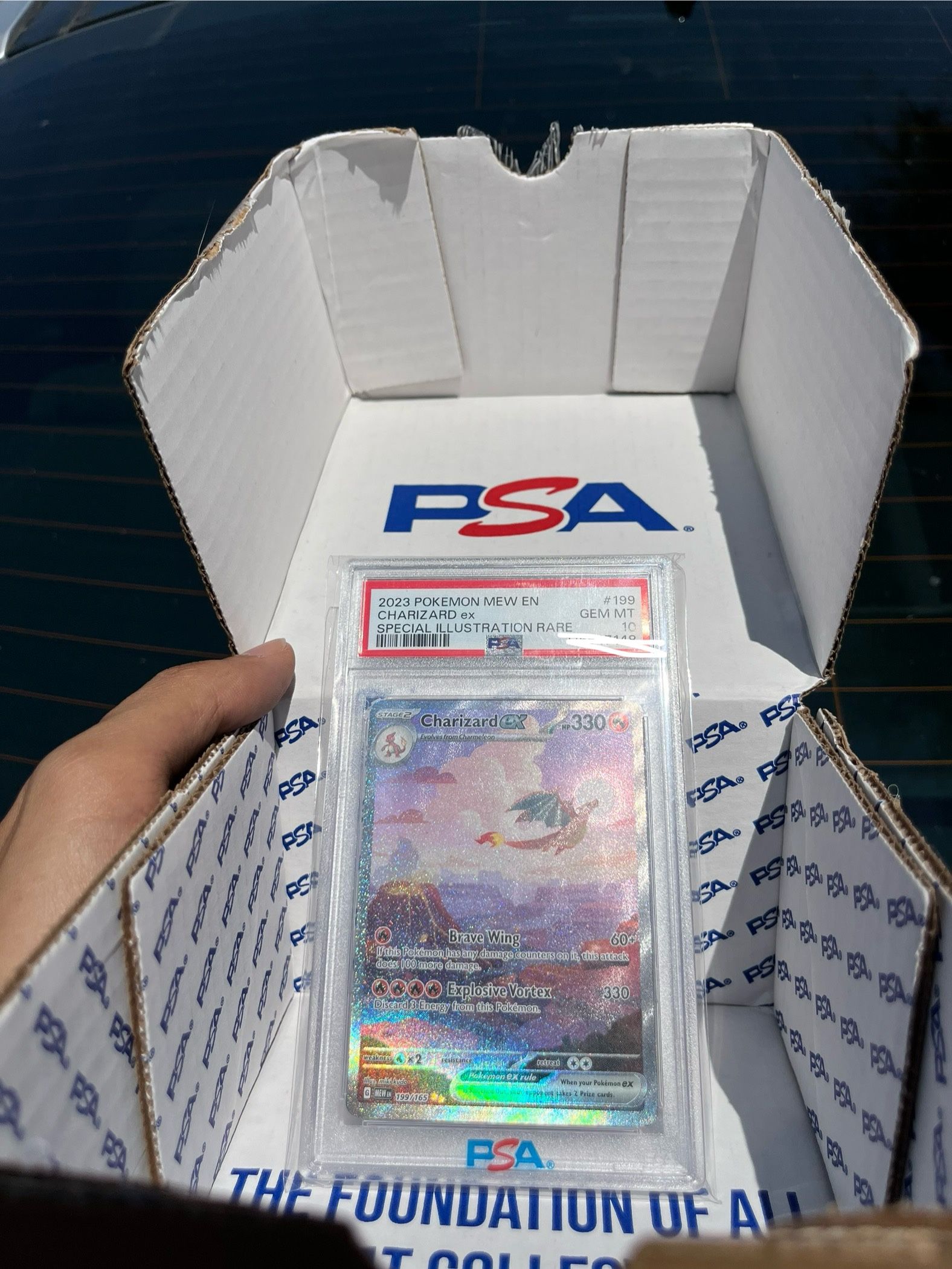 PSA 10 Charizard ex 2023 special illustration rare pokemon card