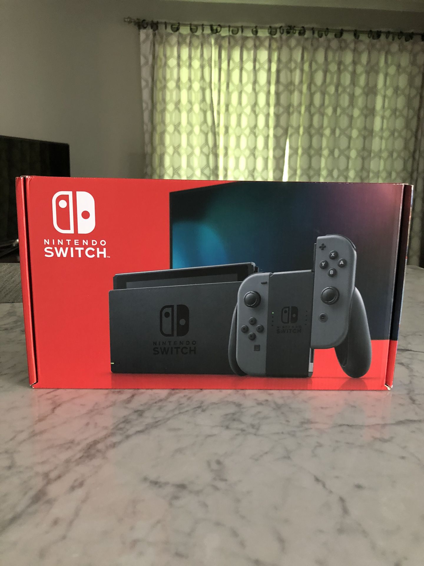 Brand New Nintendo Switch V2 With Gray Joy Cons
