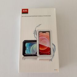 Bathroom Waterproof Mobile Phone Box  – White