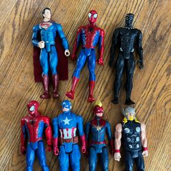 7 12” Action Figures