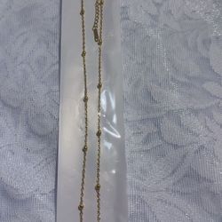 Elegant Stainless Steel Double Circle Pendant Necklace✨