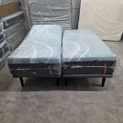 Tempurpedic LuxeAdapt Firm - Split California King w/free Adjustable Bases!