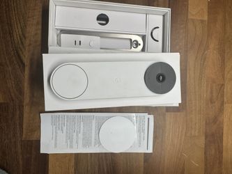 Google Nest Doorbell (Battery) - Smart Wi-Fi Video Doorbell Camera - Snow