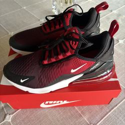 Nike Air 7 Youth Air Max 270 GS Red/White Like New!!!!