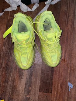 Fluo Yellow Balenciaga Tracks Size 10 mens