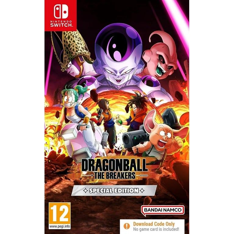 DRAGONBALL: THE BREAKERS | SPECIAL EDITION | NINTENDO SWITCH CODE IN BOX | NEW IN BOX | FACTORY SEALED