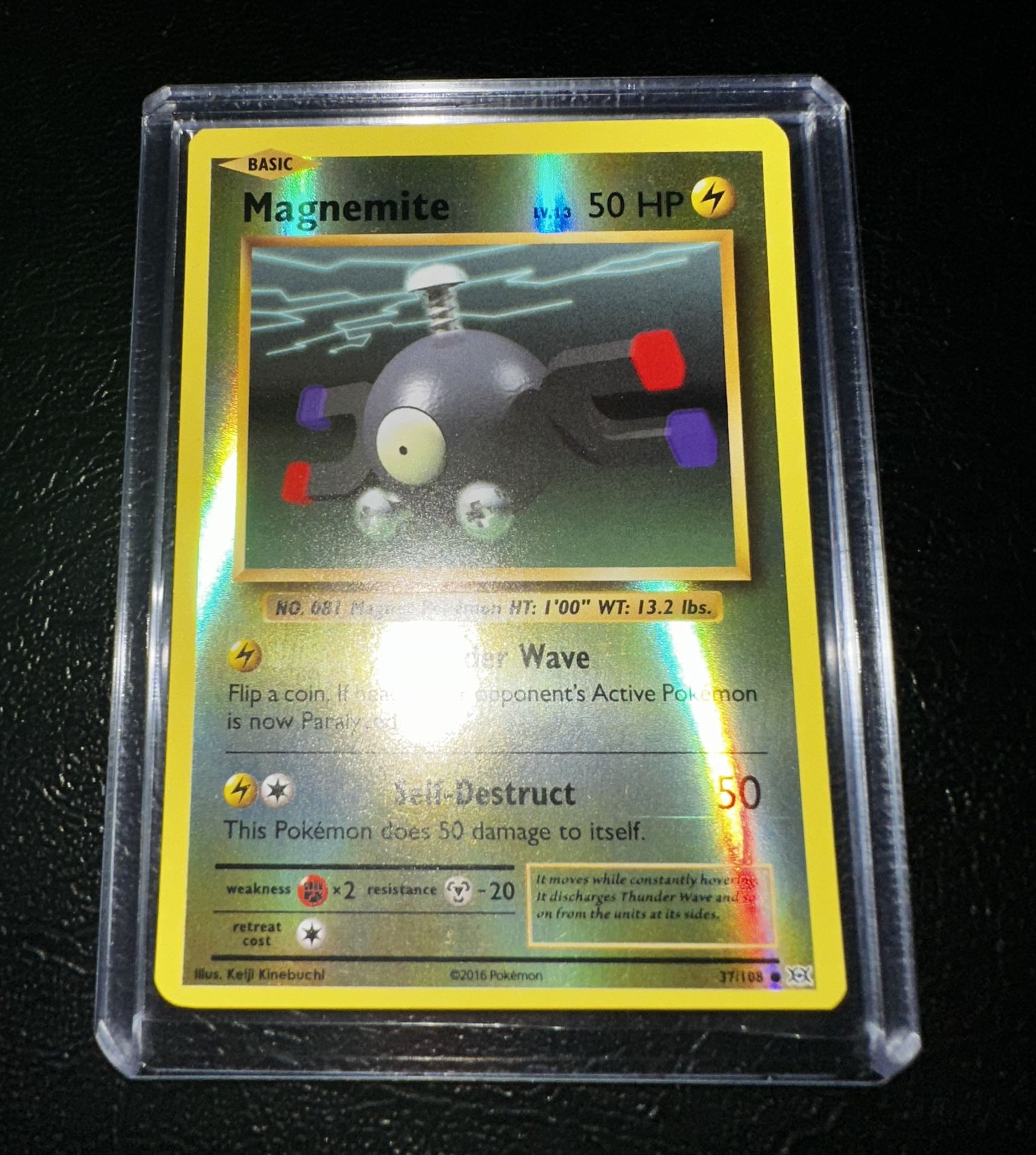2016 POKEMON XY EVOLUTIONS 37 MAGNEMITE-REVERSE FOIL