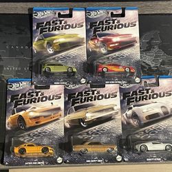 Hot Wheels Silver Series Fast Furious Set 
