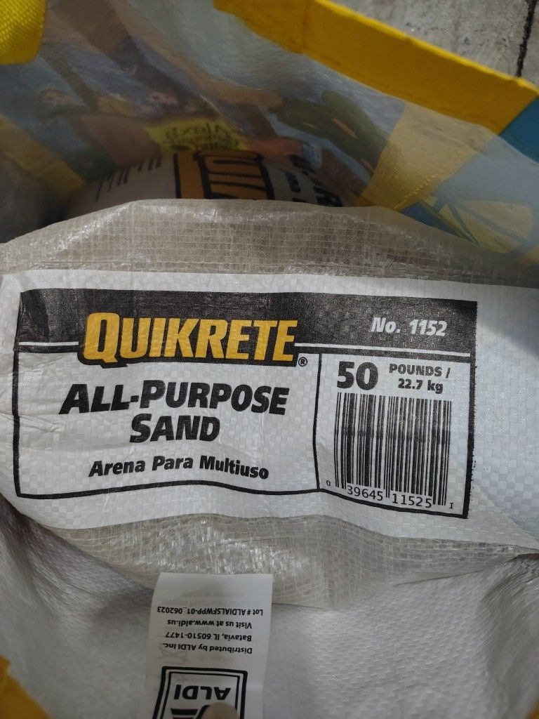 Free All Purpose Sand Bag 50lbs.