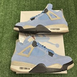 Jordan University Blue 4s size 11 VNDS