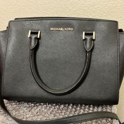 Michael Kors Black Selma Medium Satchel 