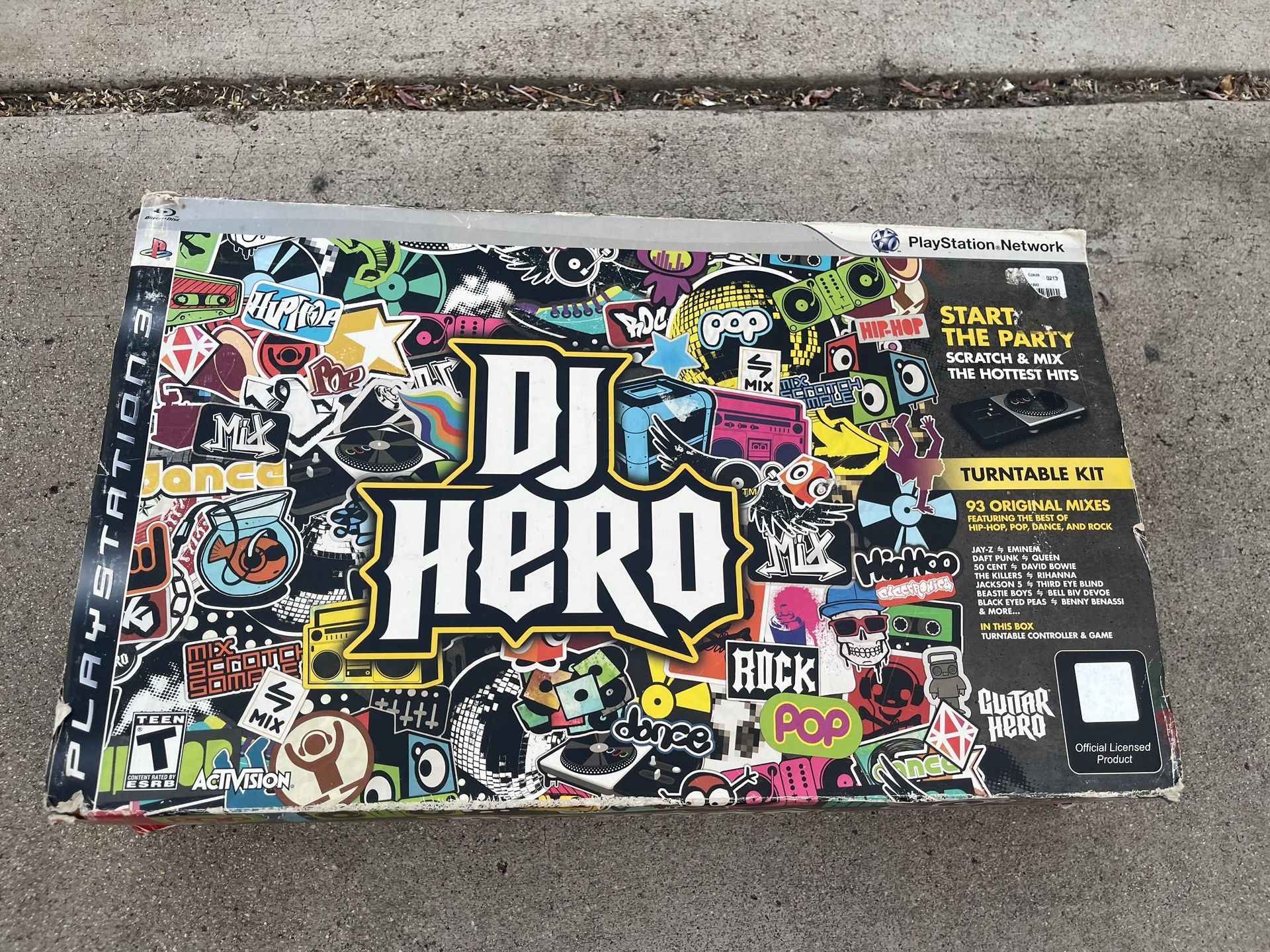 Play station 3 Guitar Hero DJ Game Turntable kit