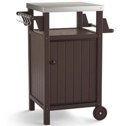 KORVOS Kitchen Portable Outdoor Grill Cart