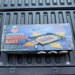 Woodford Woodworking Universal Mobile Base New