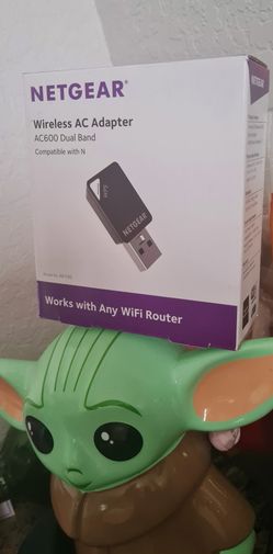 NETGEAR WIRELESS AC ADAPTER AC600 DUAL BAND NEW SEALEAD