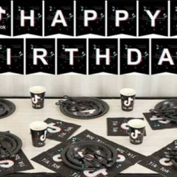 TickTok Party Supplies TickTok Party Decoration 