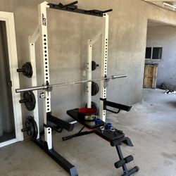 Squat Rack, And Accessories