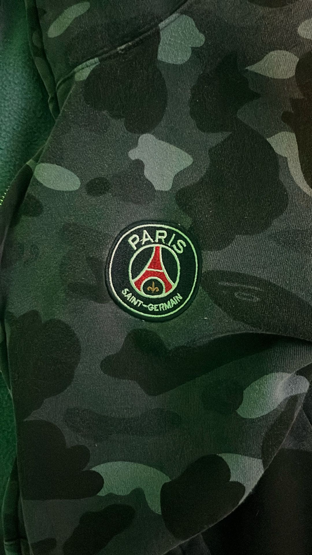 Bape x PSG Shark Full Zip Hoodie Navy 2018