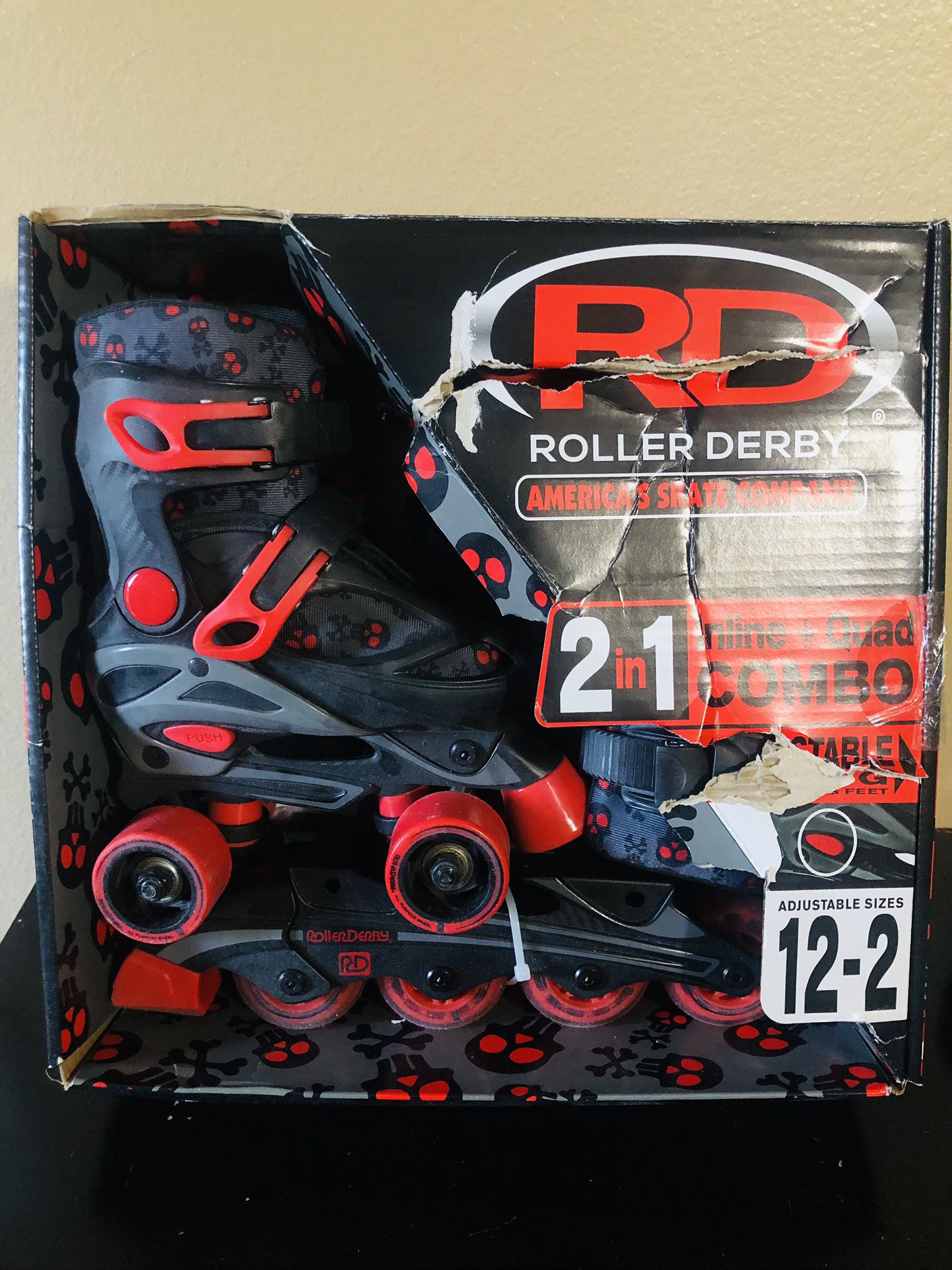 Roller Derby Kids 2in1 Skates/Blades