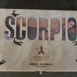 Jeffrey Star Scorpio Eyeshadow Pallet - New.  Never used, swatched, or opened