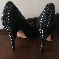 Leather Spike Shoes!