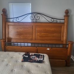 King size bed frame