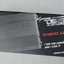 Car Audio Amplifiers 4ch 1800 Watts 