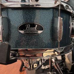 Selling My Son's Drums Set (Never Used) Pearl Roadshow Limited Edition Pear Blue