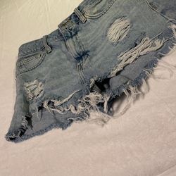 Woman’s/Forever 21/ripped jeans shorts