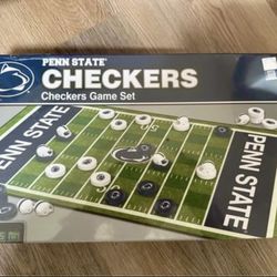 Brend New Penn State Checkers Set
