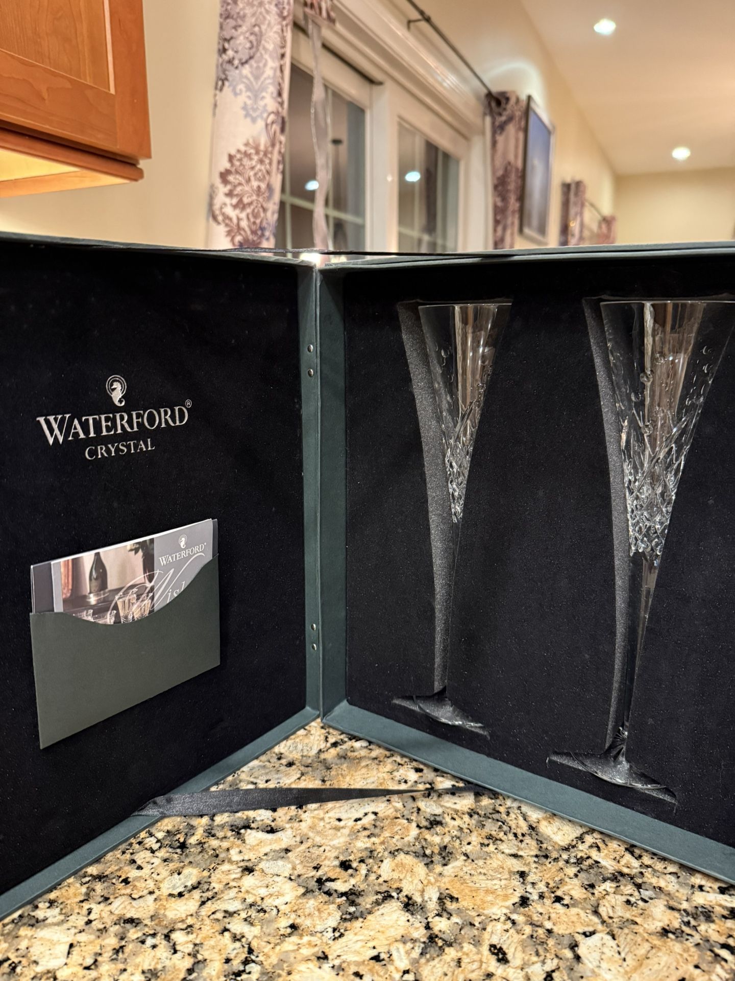 Waterford is Crystal Champagne flutes