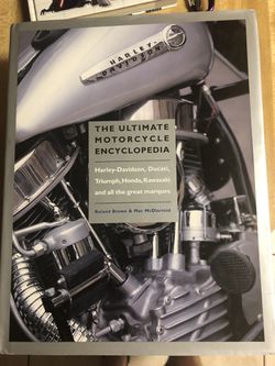 The ultimate Motorcycle encyclopedia including Harley Davidson , Ducati,Triumph,Honda, Kawasaki, asking 15 firm over 500 pages in N Lakeland