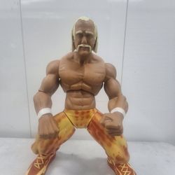 WWE Hulk Hogan 13" Action Figure 2005 Jakks Pacific Wrestling Doll Yellow Boots