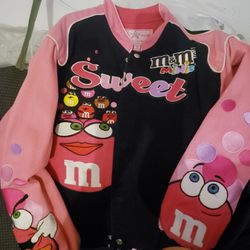 Pink & Black MM'S Girl Jacket Size XL