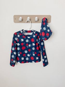 Carter’s 2-Piece Floral Rash Guard Swimsuit Set – Girls Size 4T