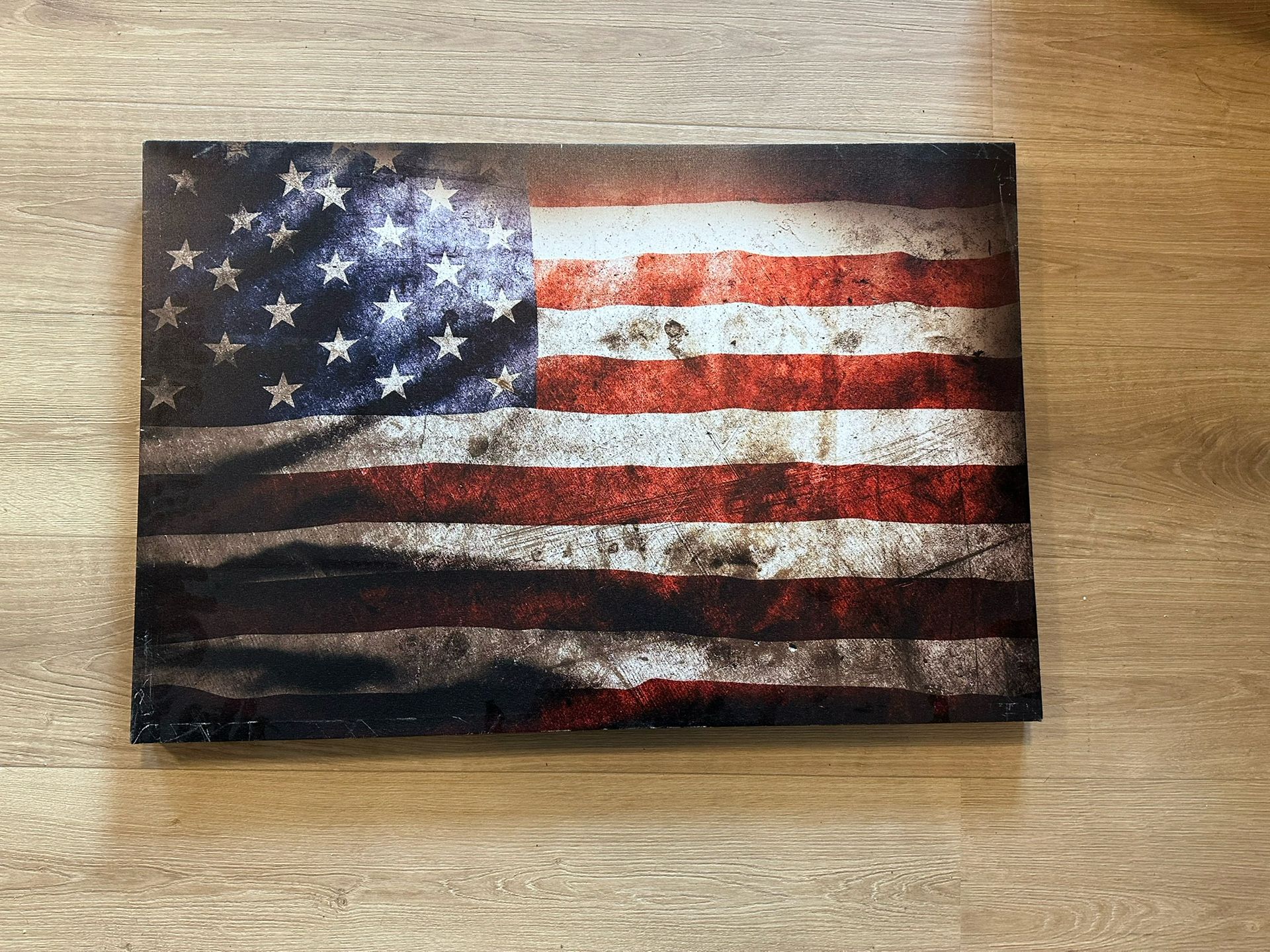 American Flag Canvas Painting