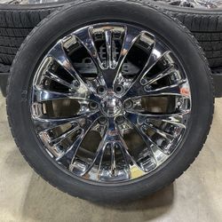 OEM  Cadillac Escalade Rims and Tires 2007 - 2014