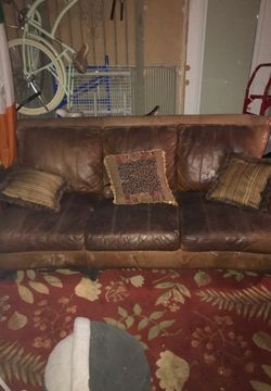 Leather couch