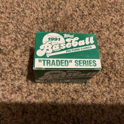 1991 Topps Traded Baseball Card Complete Set - Ivan Rodriguez, Jeff Bagwell & Giambi Rookies